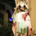 La statua lignea di Santa Lucia in uscita dalla Chiesa Matrice 